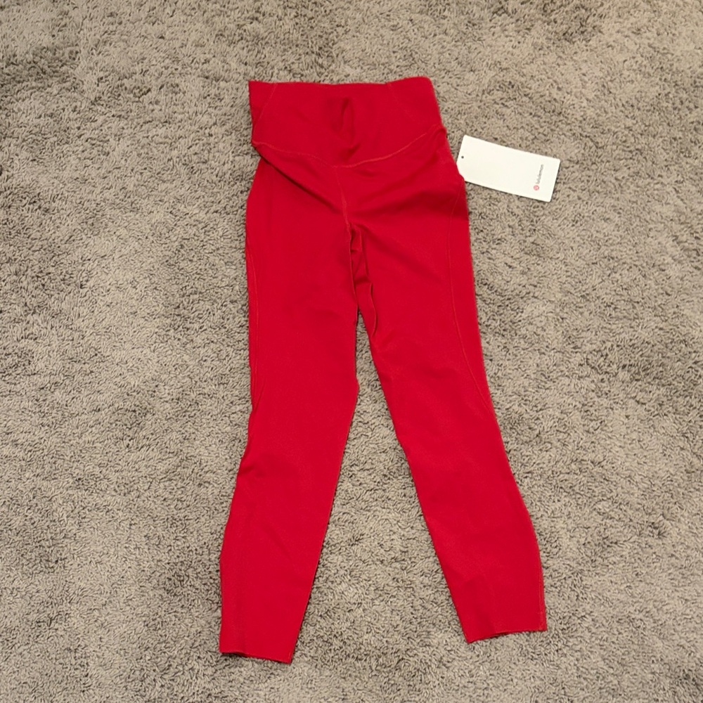 Lululemon Athletica Red Capris